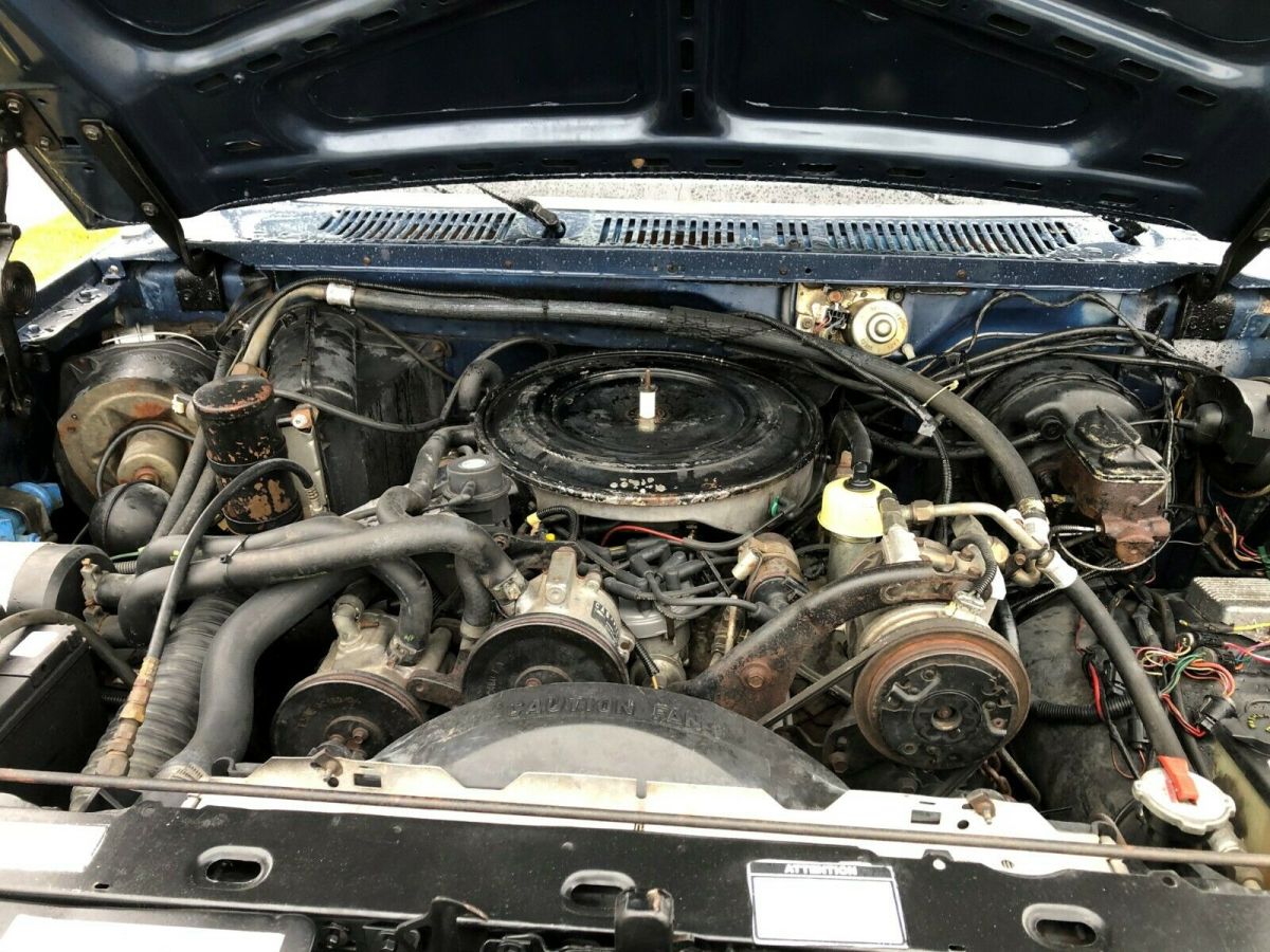 1986 Blue Ford F-350