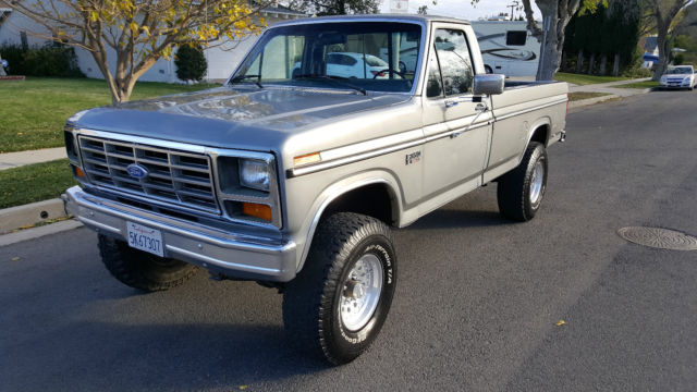 1986 Gray Ford F-250 Standard Cab Pickup