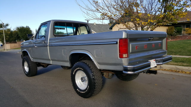 1986 Gray Ford F-250 Standard Cab Pickup