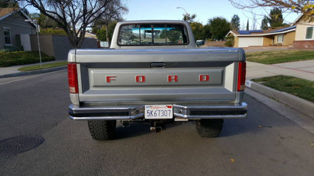 1986 Gray Ford F-250 Standard Cab Pickup