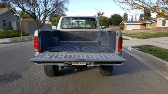 1986 Gray Ford F-250 Standard Cab Pickup