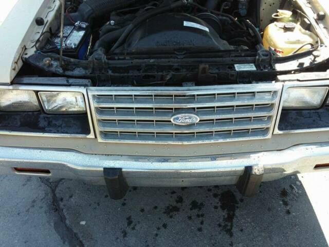 1986 Burgundy Ford LTD Sedan