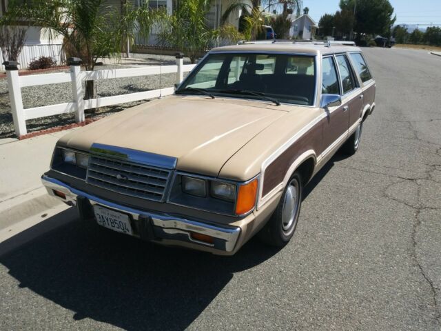 1986 Beige /  Tan Ford LTD Wagon