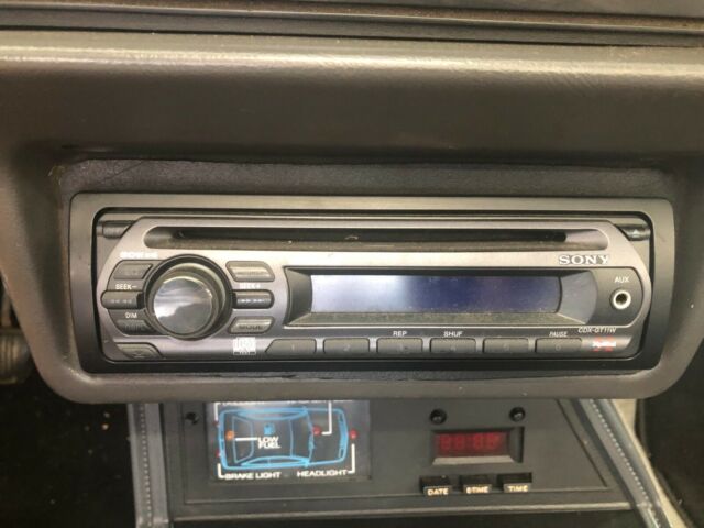 1986 Black Ford Mustang Convertible