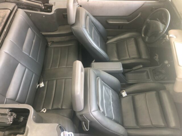 1986 Black Ford Mustang Convertible