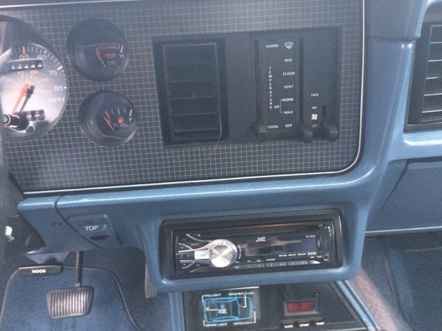 1986 White Ford Mustang Convertible