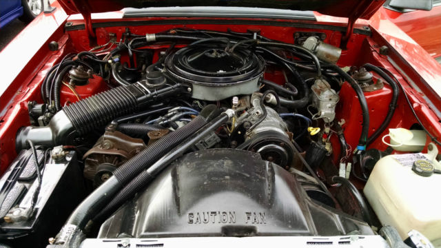 1986 Red Ford Mustang 2 Door