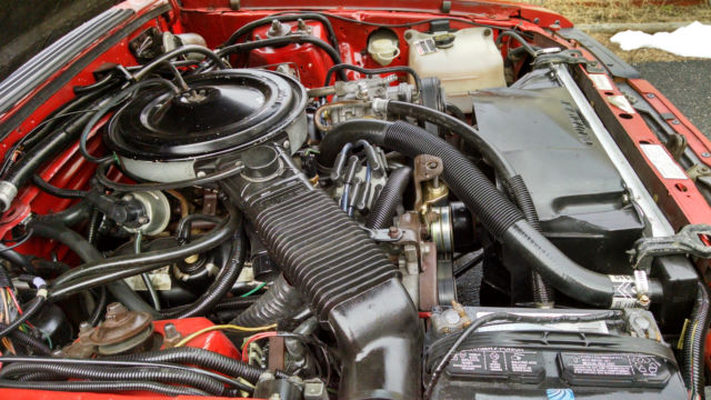 1986 Red Ford Mustang 2 Door