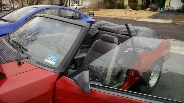 1986 Red Ford Mustang 2 Door