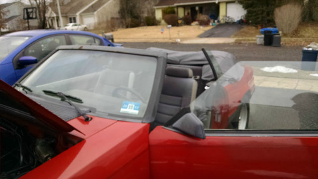 1986 Red Ford Mustang 2 Door