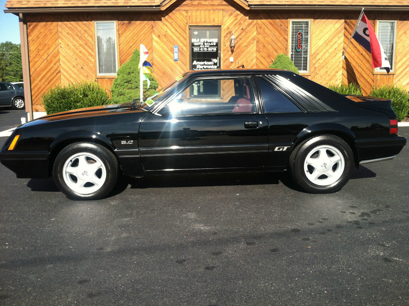 1986 Black Ford Mustang Coupe