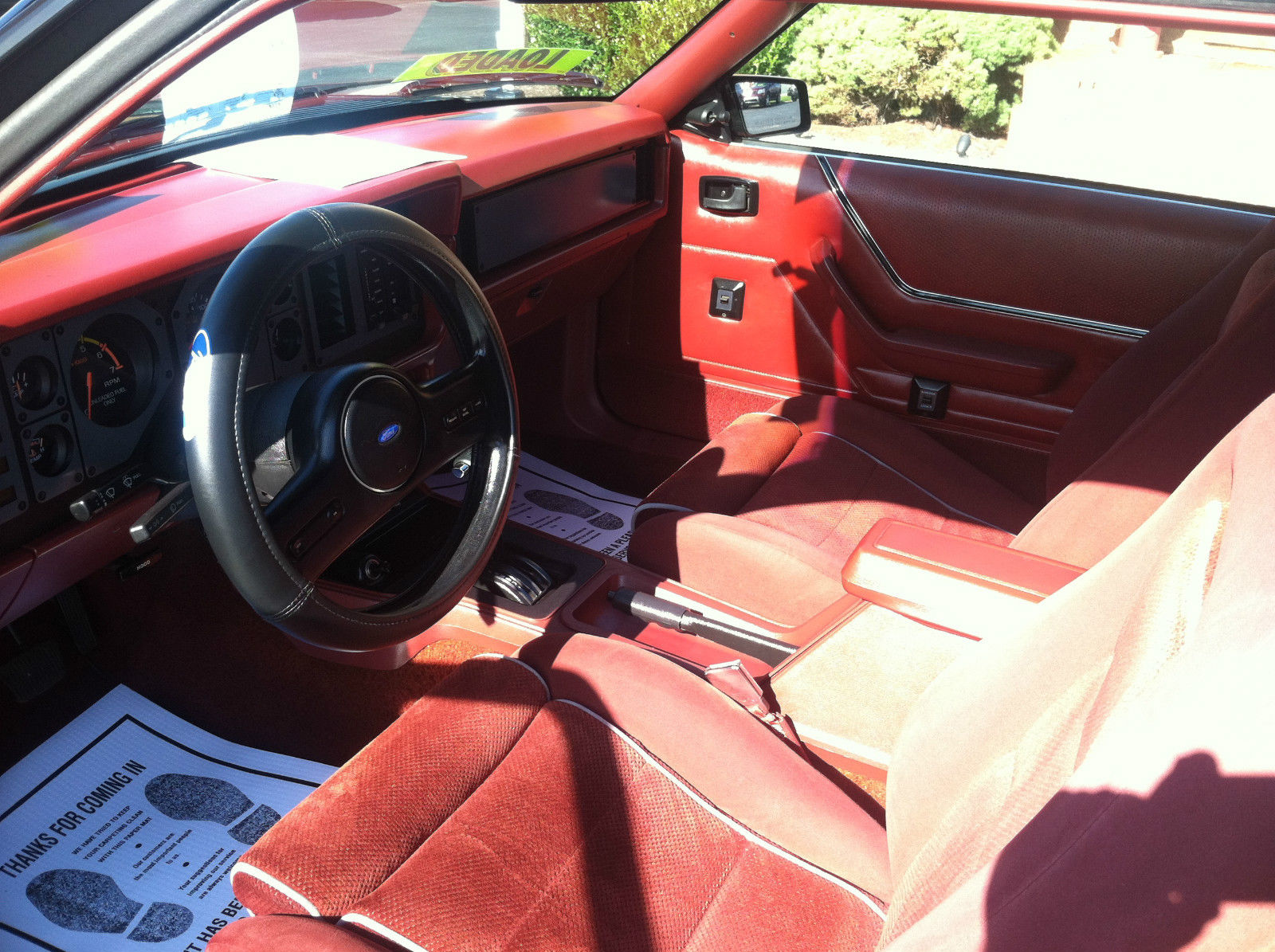 1986 Black Ford Mustang Coupe