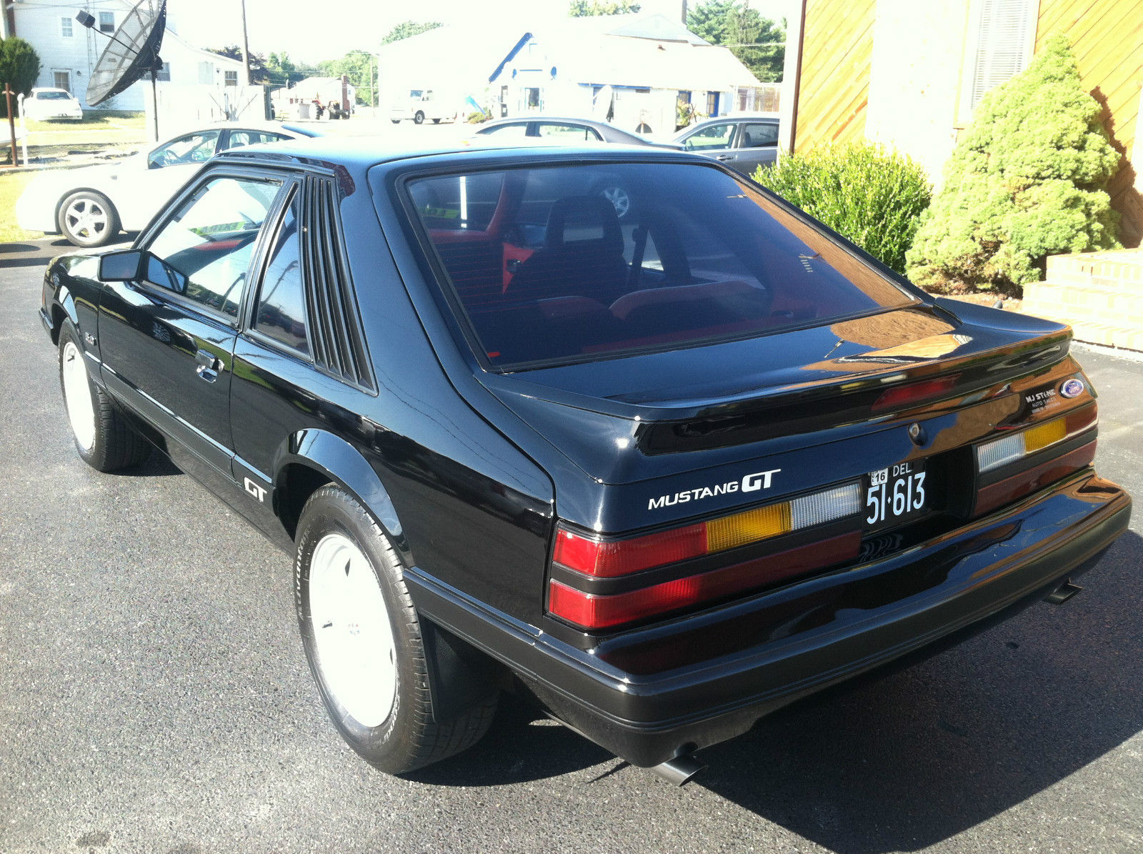 1986 Black Ford Mustang Coupe