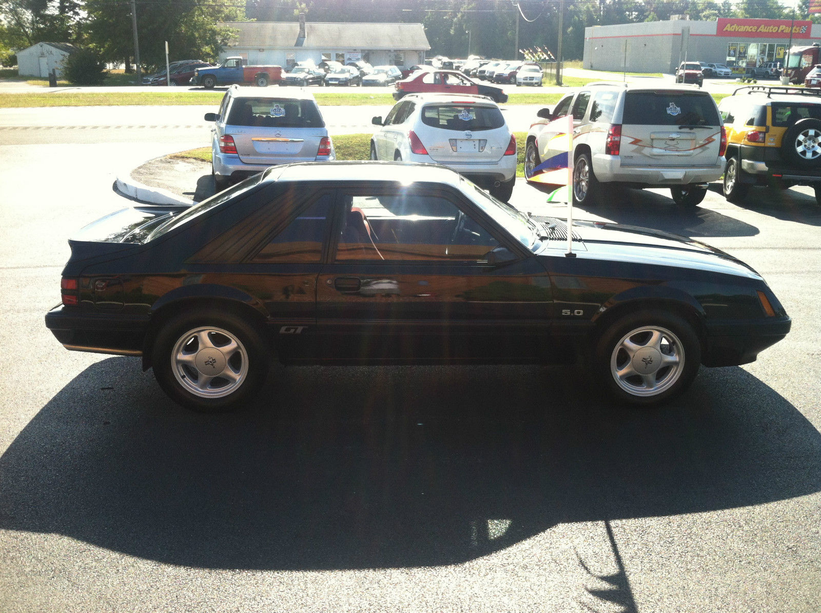 1986 Black Ford Mustang Coupe