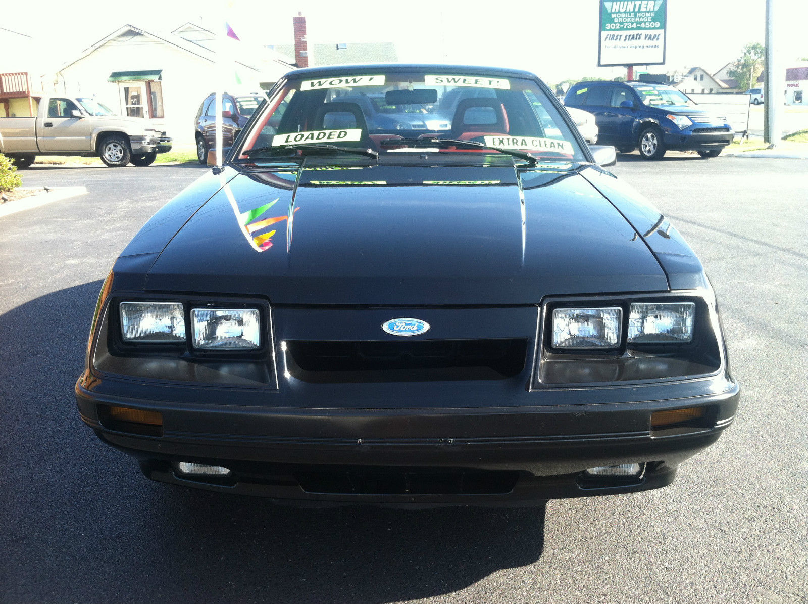 1986 Black Ford Mustang Coupe