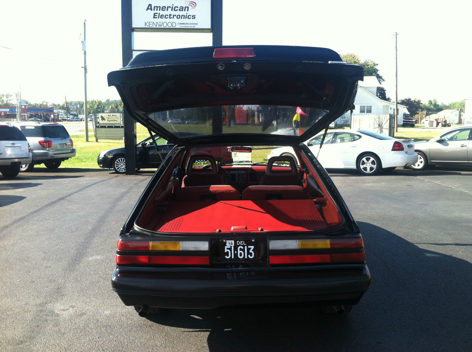 1986 Black Ford Mustang Coupe