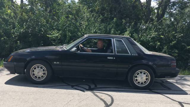 1986 Black Ford Mustang Coupe