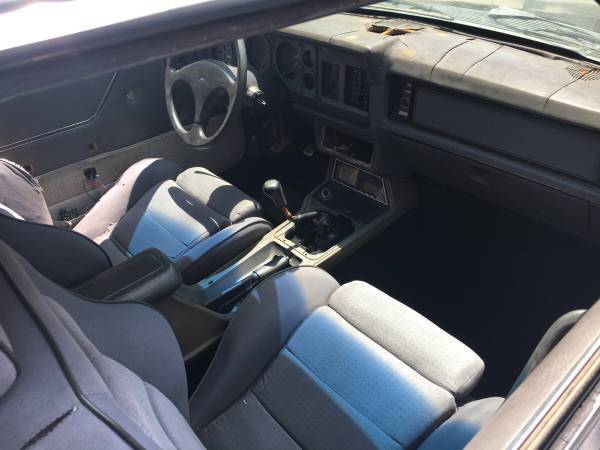 1986 Black Ford Mustang Coupe