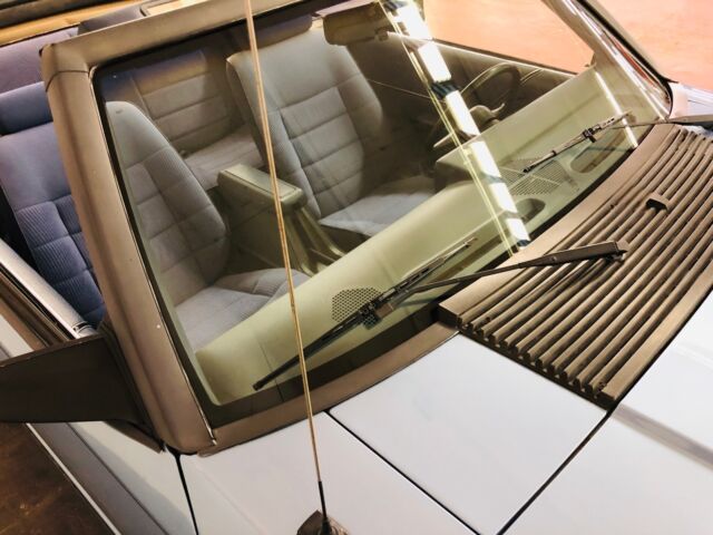 1986 Blue Ford Mustang Convertible