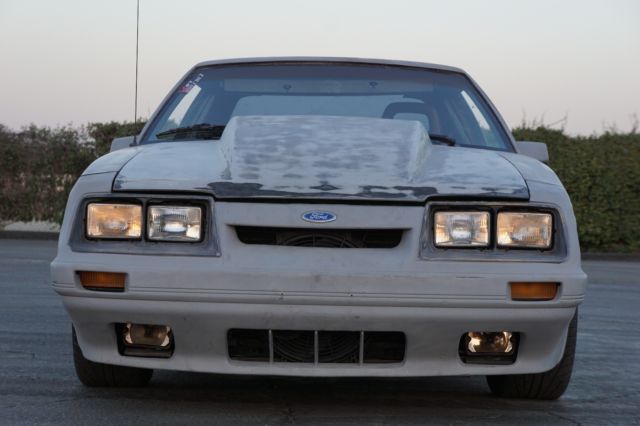 1986 Gray Ford Mustang Hatchback