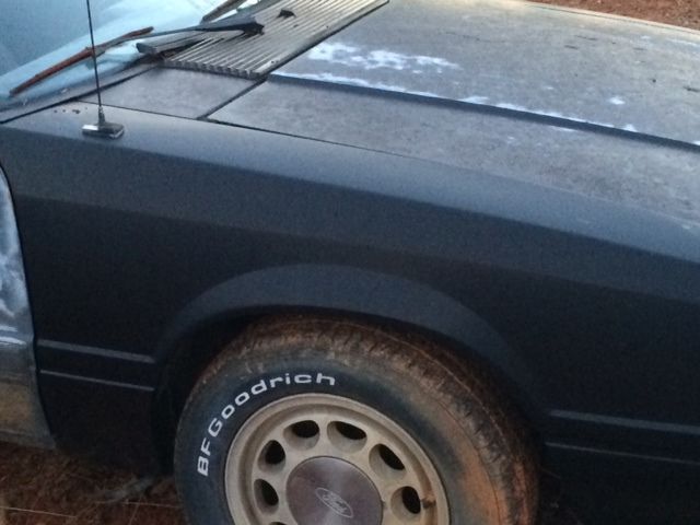 1986 Gray Ford Mustang Hatchback