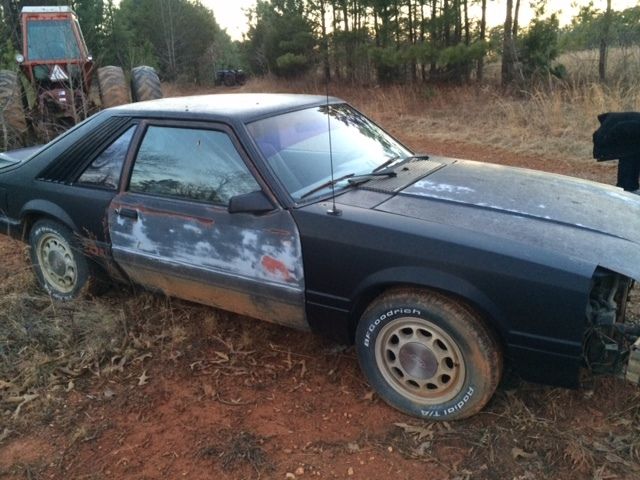 1986 Gray Ford Mustang Hatchback