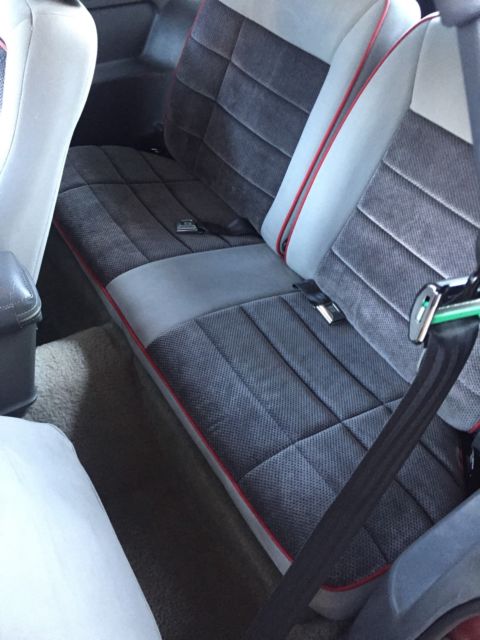 1986 Maroon Ford Mustang Coupe