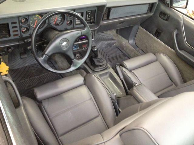 1986 Red Ford Mustang Convertible