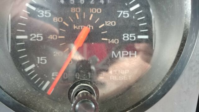 1986 Red Ford Mustang Convertible