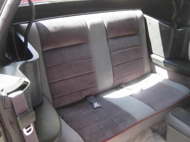1986 Gray Ford Mustang Convertible