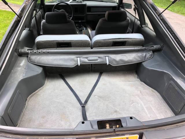 1986 Black Ford Mustang Hatchback