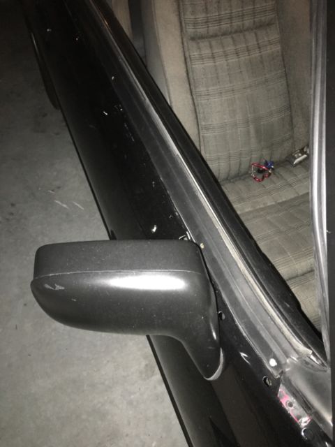 1986 Black Ford Mustang Convertible