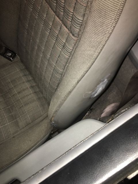 1986 Black Ford Mustang Convertible