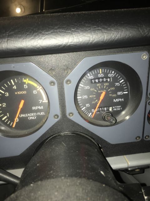 1986 Black Ford Mustang Convertible