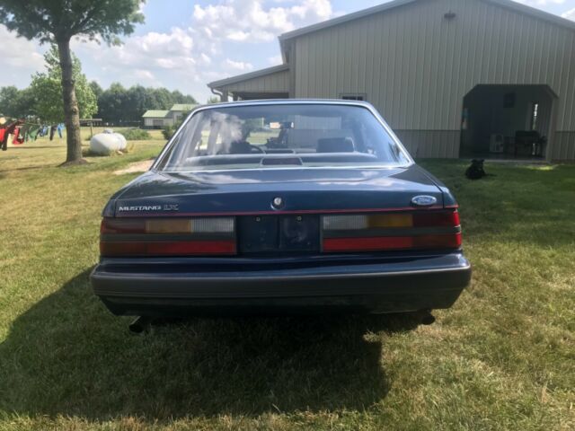 1986 Blue Ford Mustang Coupe