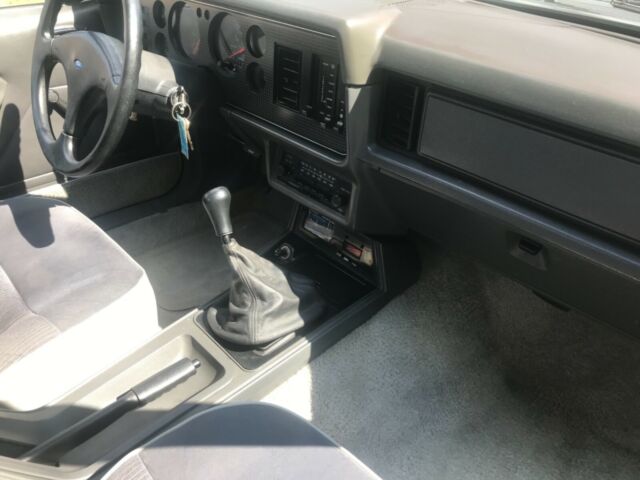 1986 Blue Ford Mustang Coupe