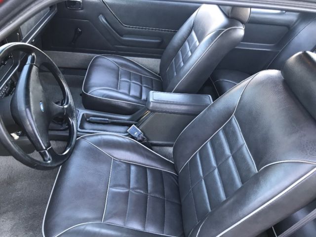 1986 Red Ford Mustang Coupe