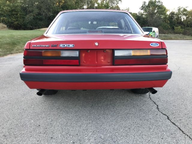 1986 Red Ford Mustang Coupe