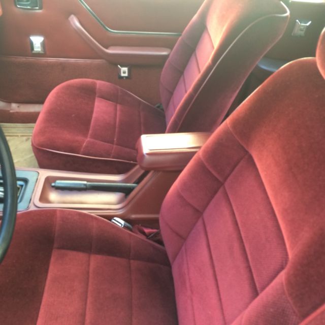 1986 Red Ford Mustang Convertible