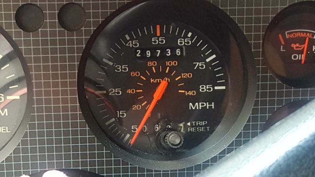 1986 Red Ford Mustang Convertible