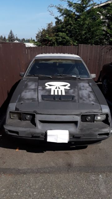 1986 Black Ford Mustang Fastback