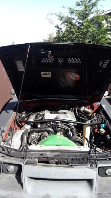 1986 Black Ford Mustang Fastback