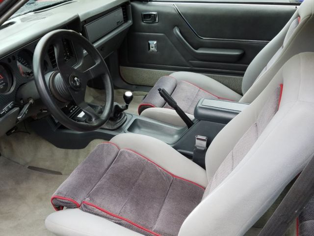 1986 Red Ford Mustang