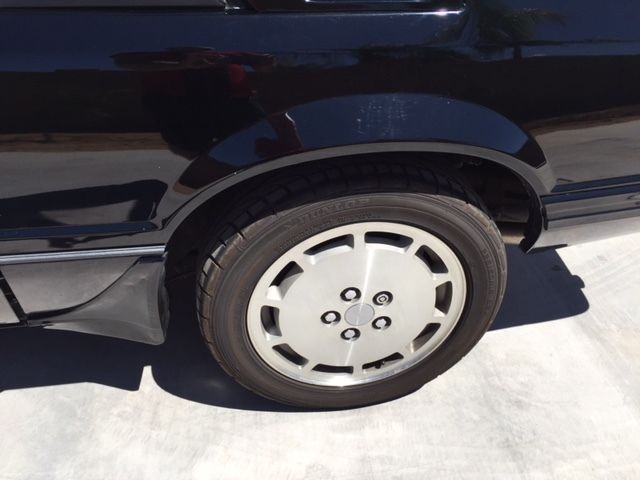 1986 Black Ford Mustang Hatchback
