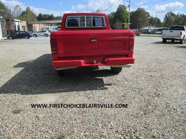 1986 Red Ford Ranger Standard Cab Pickup