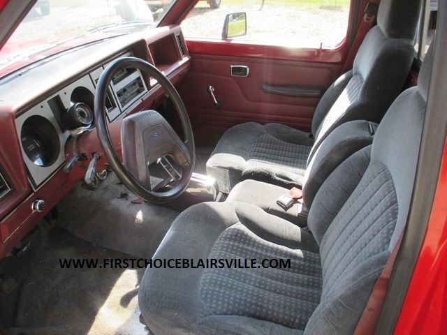 1986 Red Ford Ranger Standard Cab Pickup