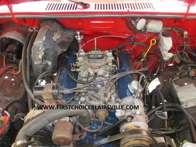 1986 Red Ford Ranger Standard Cab Pickup