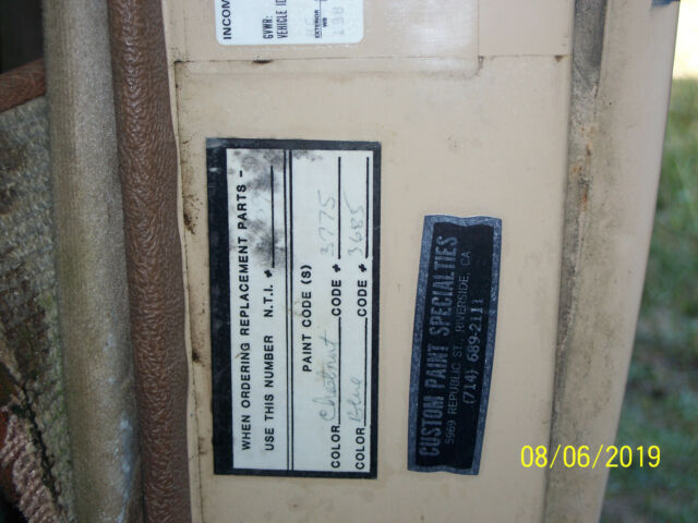 1986 Brown Ford E-Series Van Standard Passenger Van