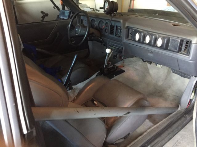 1986 Black Ford Mustang Hatchback