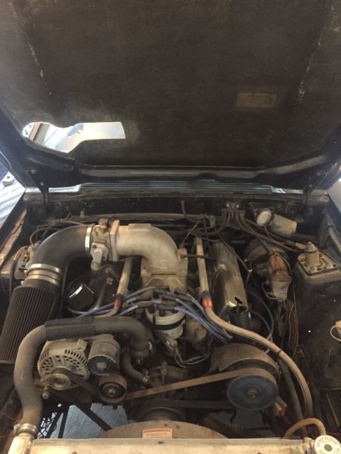 1986 Black Ford Mustang Hatchback